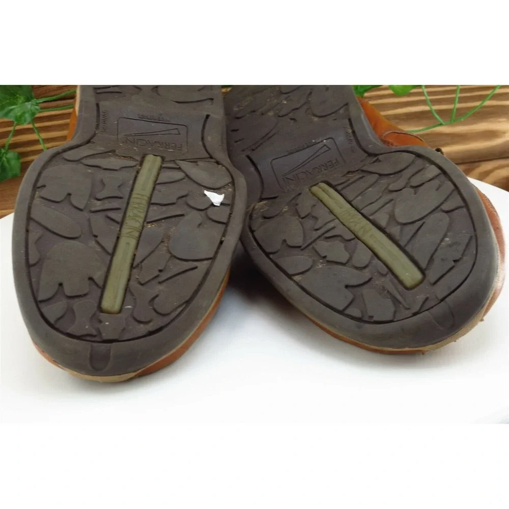 Ferracini 24 hs Shoes Sz 40‎ M Brown Loafer Leather Men